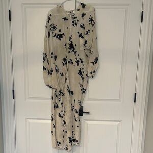 NWT Zara Floral Print Long Sleeve Dress